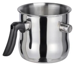 Milchtopf Edelstahl Simmertopf Doppelwandig 1,2 L Wasserbadtopf