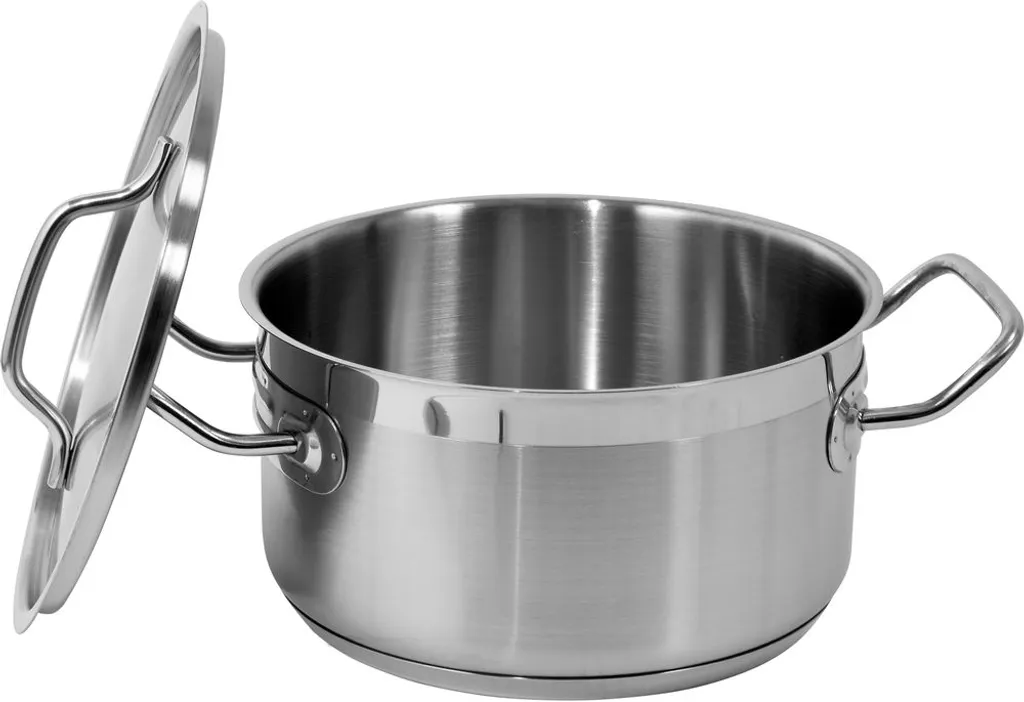 YATO Kochtopf Mit Deckel 20x10,5 3,3L Gastronomie Qualität Edelstahl Topf Gastro Induktion – Bild 3