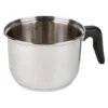 Milchtopf EUROHOME 14cm Kleiner Topf Mit Griff Aus Rostfreiem Edelstahl - Kochtopf Mit Messskala Bis 1,2L, Induktion Und Spülmaschinengeeignet