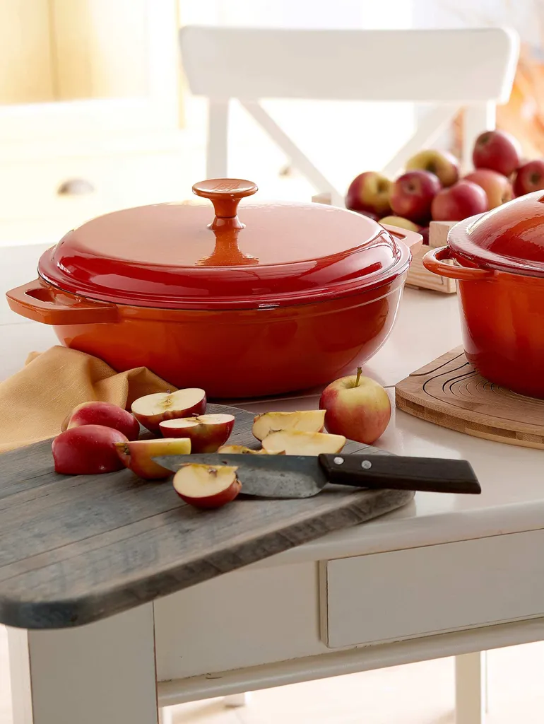 Gusseisen Kochtopf Orange Shadow 24cm – Bild 8