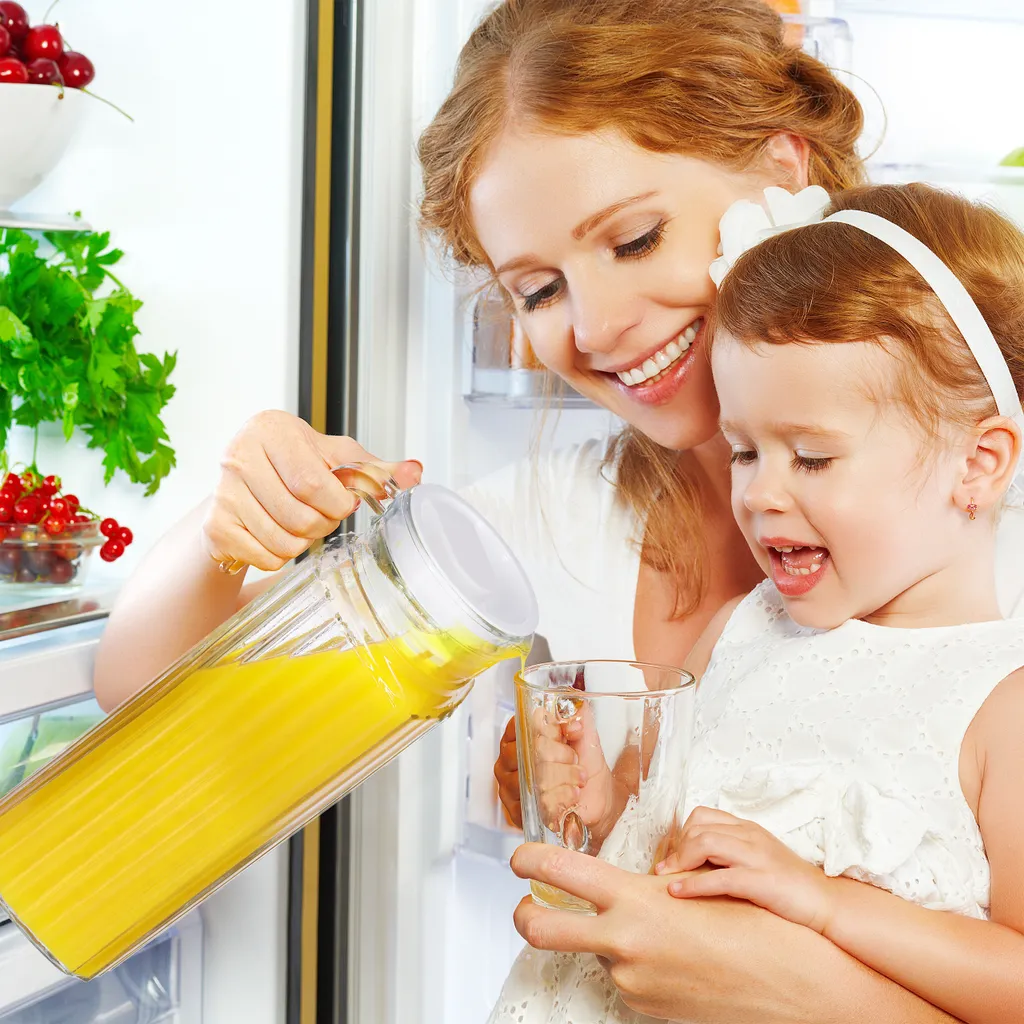 Relaxdays Saftkrug Glas 1 L – Bild 3