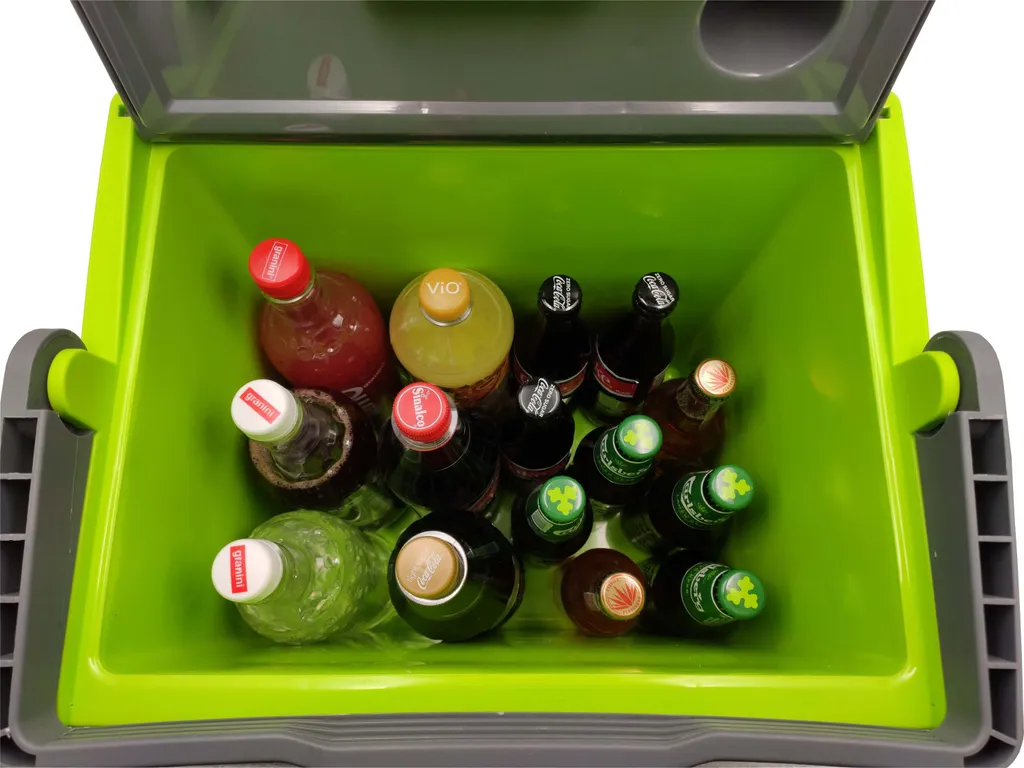 Steinborg Kühlbox 30 Liter | Warmhaltebox | Praktischer Tragegriff | Eco-Modus | 12 V/ 230 V Stromversorgung – Bild 7