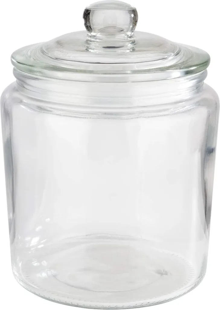 APS Vorratsglas -CLASSIC- /// Ø 11,5 Cm, H: 16 Cm, Volumen: 0,9 Liter /// Glas Polyethylen /// 82250 – Bild 2