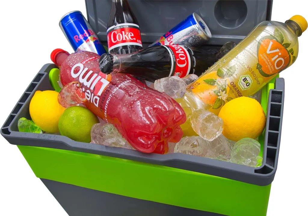 Steinborg Kühlbox 30 Liter | Warmhaltebox | Praktischer Tragegriff | Eco-Modus | 12 V/ 230 V Stromversorgung – Bild 5