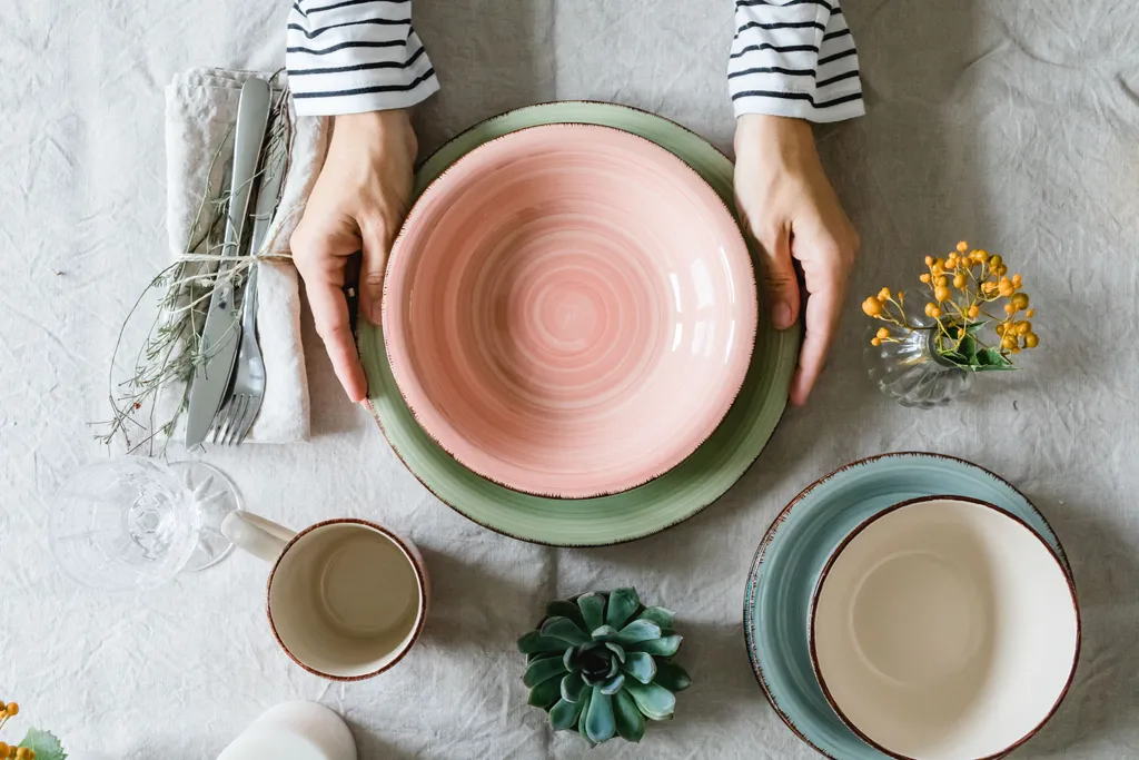 Mäser 931601 Frühstücksset Lumaca Für 6 Personen, Steingut, Dunkelblau (1 Set, 18-teilig) – Bild 7