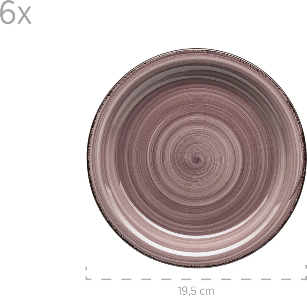 Mäser 931880 Kombiservice Lumaca Für 6 Personen, Steinzeug (1 Set, 30-teilig) – Bild 4