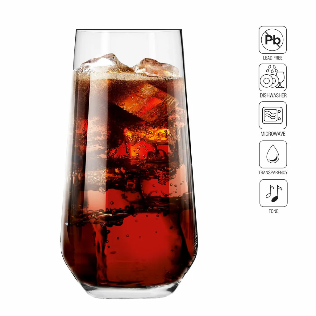 KROSNO Splendour Longdrinkgläser, 6er-Set, 480 Ml – Bild 3