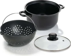 Genius World´s Greatest Pot | Topf Mit Siebeinsatz Ø 25 Cm | Set 3-tlg.; A24655