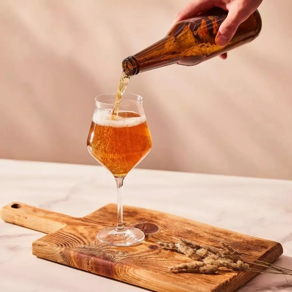 KROSNO Avant-Garde Bier-Tulpen Bier-Gläser, 6er-Set, 420 Ml – Bild 5