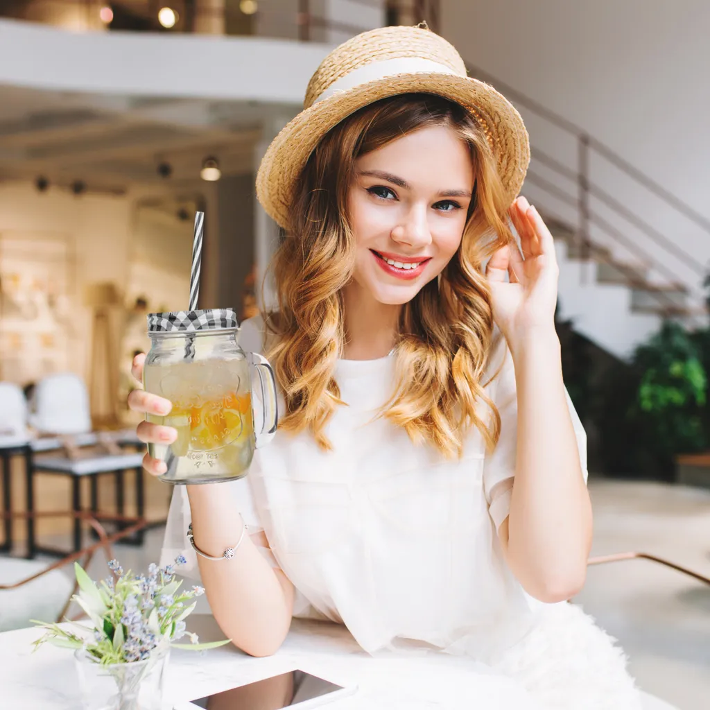 Relaxdays 8er Set Trinkgläser Mit Deckel Kariert – Bild 3