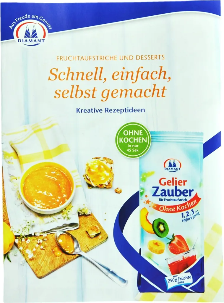 24er Set Weck Gläser 530ml Saftflasche Inkl. Gelierzauber Rezeptheft Von Diamantzucker – Bild 3