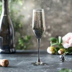 6 Champagnergläser Set Celeste Shiny Graphine 160 Ml LUMINARC